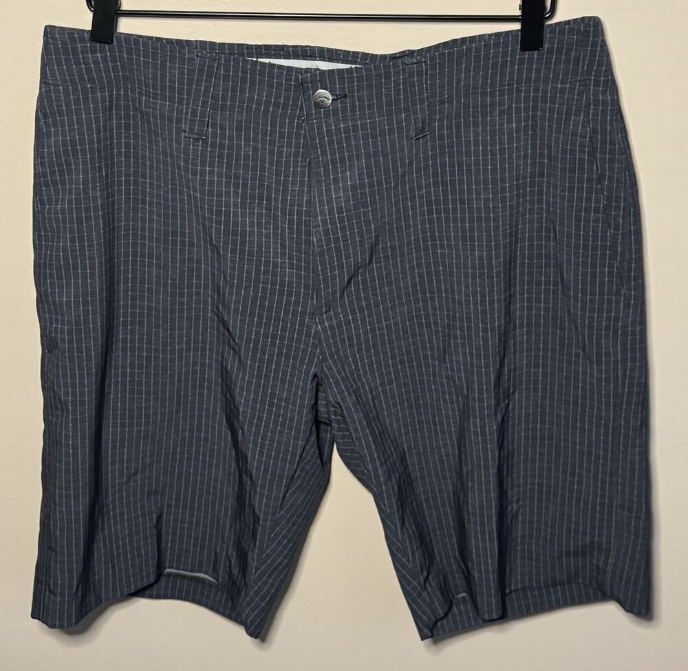 Callaway Golf Black Plaid Shorts 34